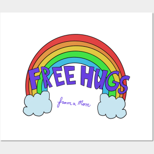 Free Hugs from a Mom Posters and Art